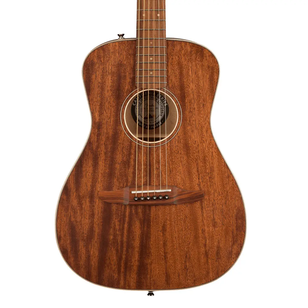 Fender Malibu Special With Bag, All Mahogany, Pau Ferro Fingerboard, Natural 1