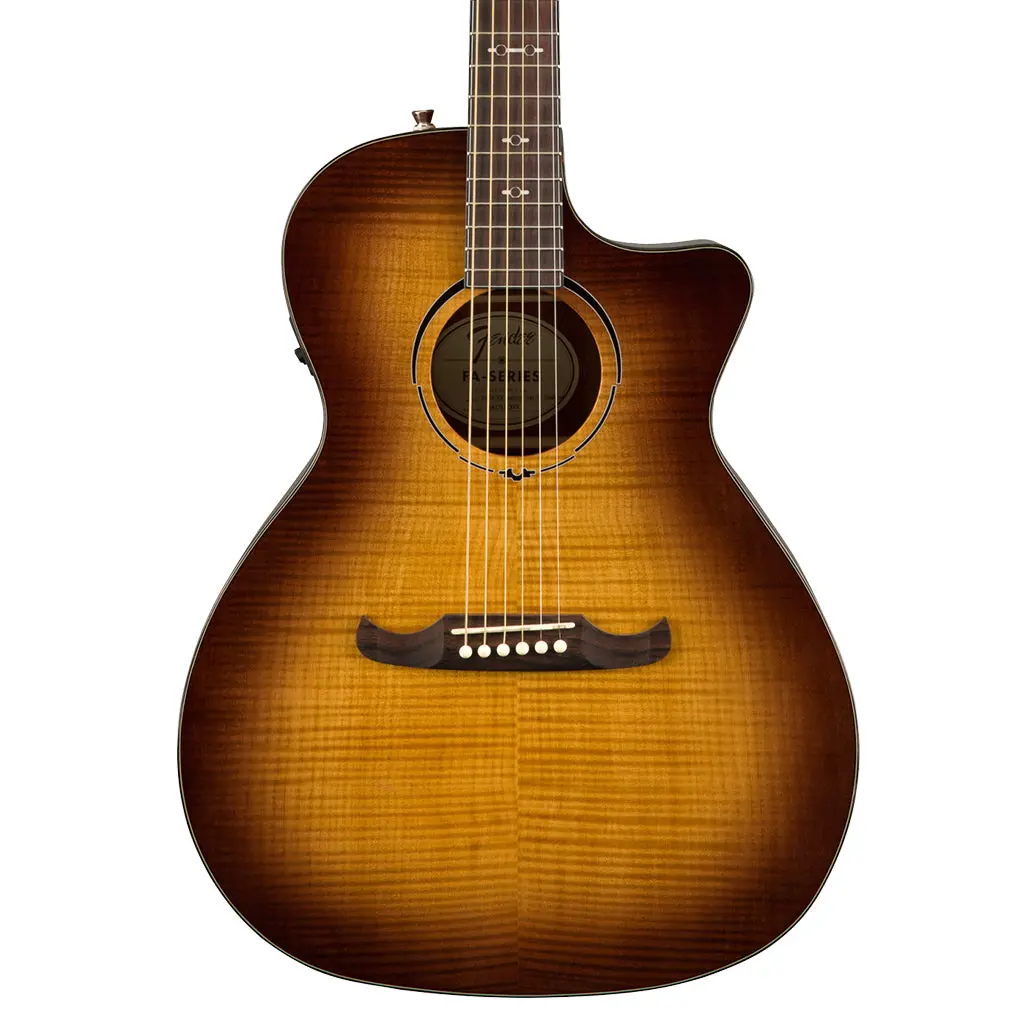Fender - Fa-345Ce Auditorium, Laurel Fingerboard, 3-Tone Tea Burst 1