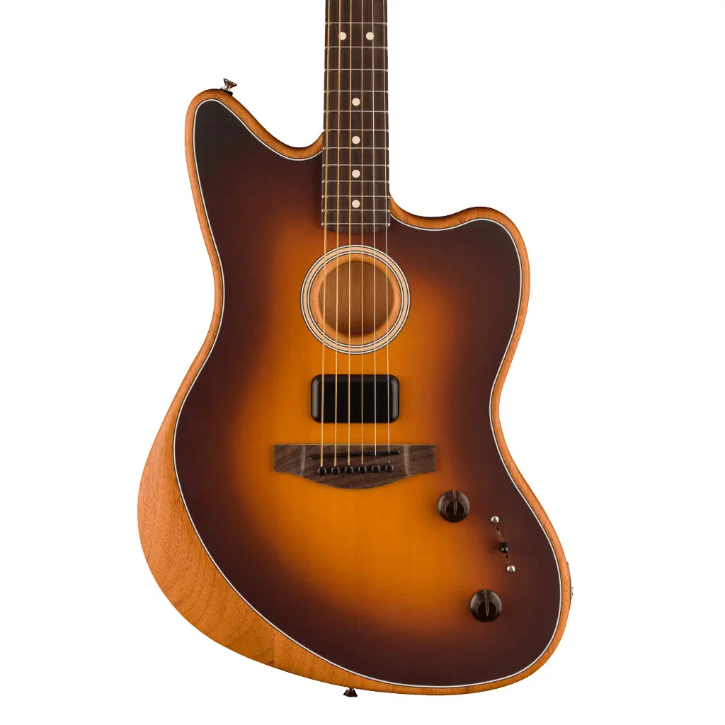 Fender Acoustasonic® Player Jazzmaster®, Rosewood Fingerboard, 2-Color Sunburst 1