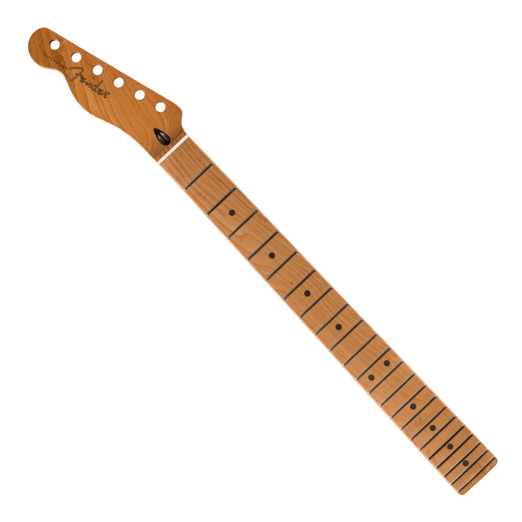 Fender Satin Roasted Maple Telecaster Left Handed Neck - 22 Jumbo Frets 12" - Maple - Flat Oval Shape 1