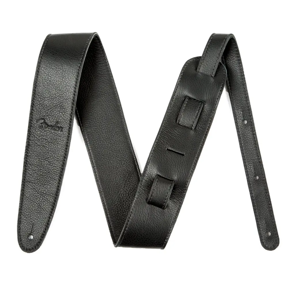 Fender Artisan Crafted Leather Strap Black 1