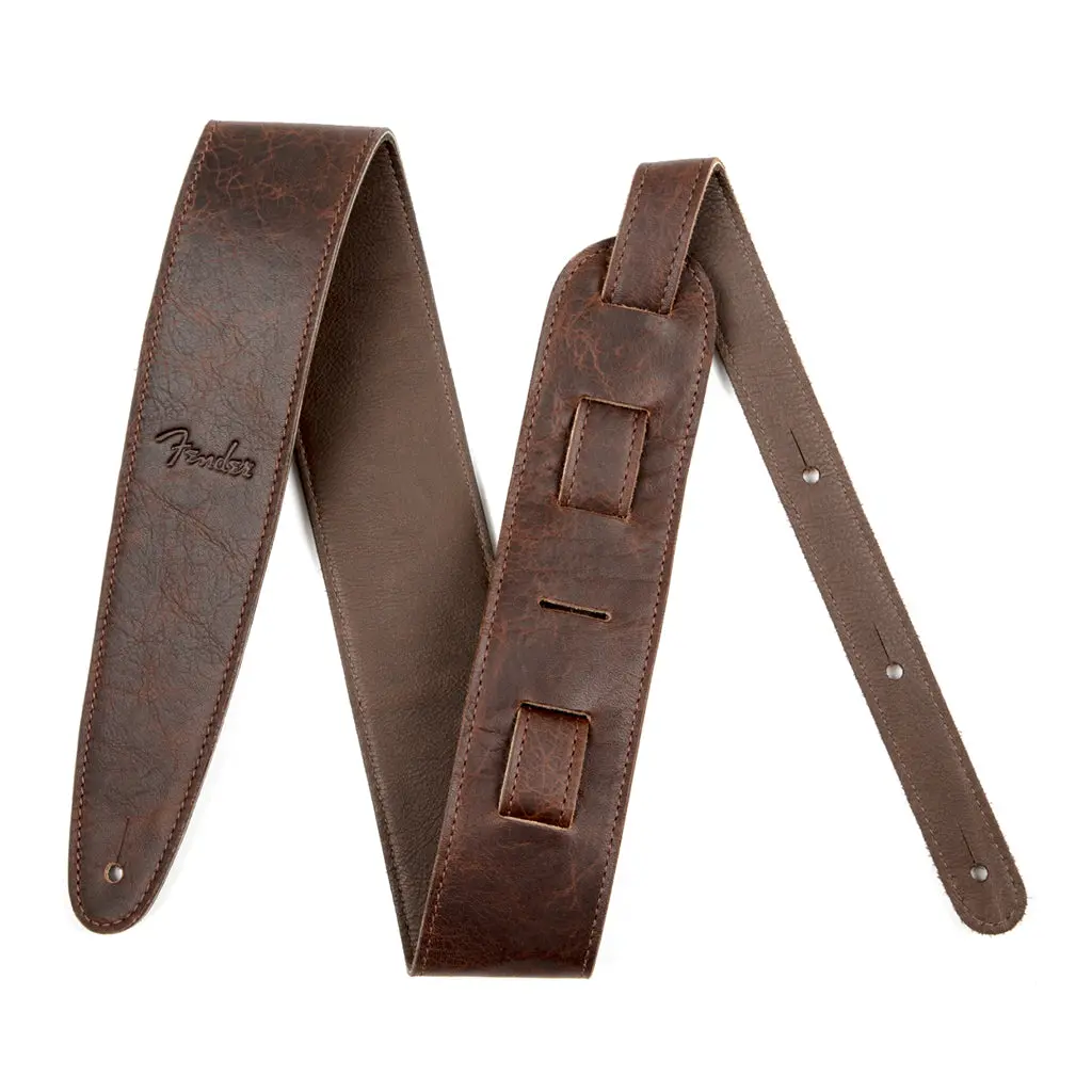 Fender Artisan Crafted Leather Strap Brown 1