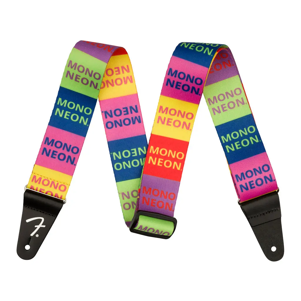 Fender Mononeon Logo Strap, Multi-Color, 2" 1
