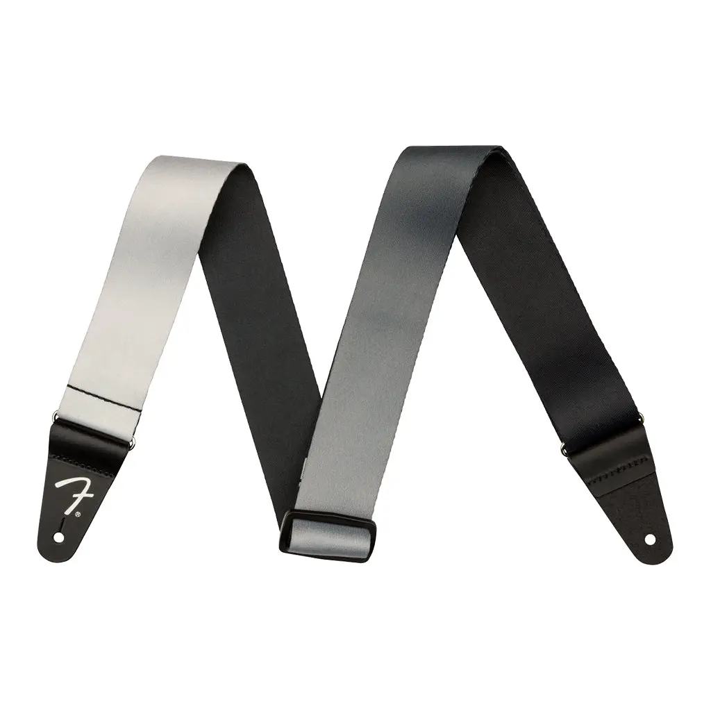 Fender Ombré Strap, Silver Smoke, 2" 1