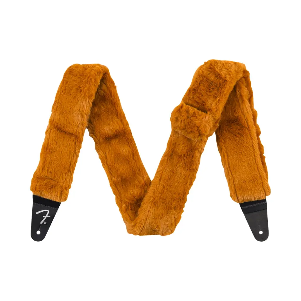 Fender Poodle Plush Strap Rust 1