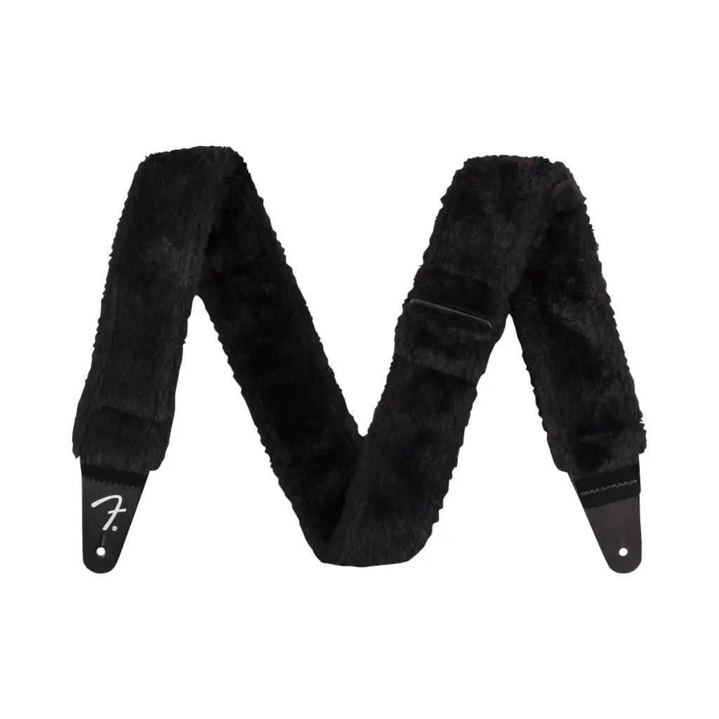 Fender Poodle Plush Strap Black 1