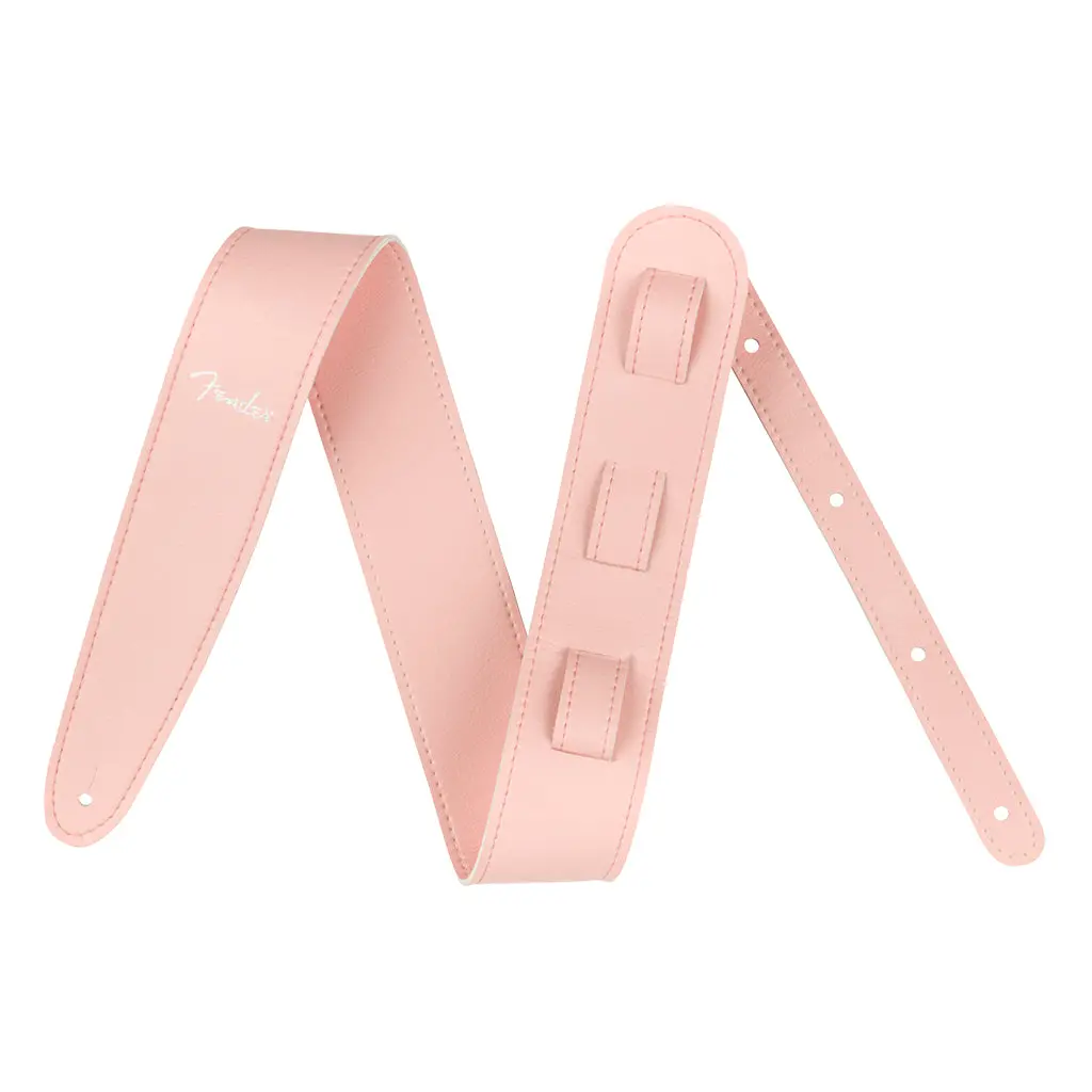 Fender® Vegan Leather Strap, Shell Pink, 2.5" 1