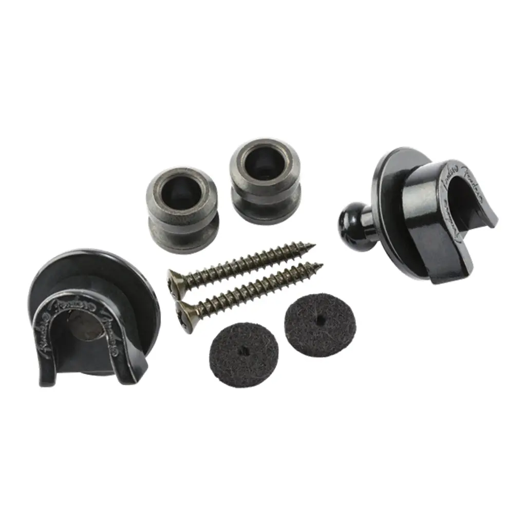 Fender Security Strap Locks In Black 1
