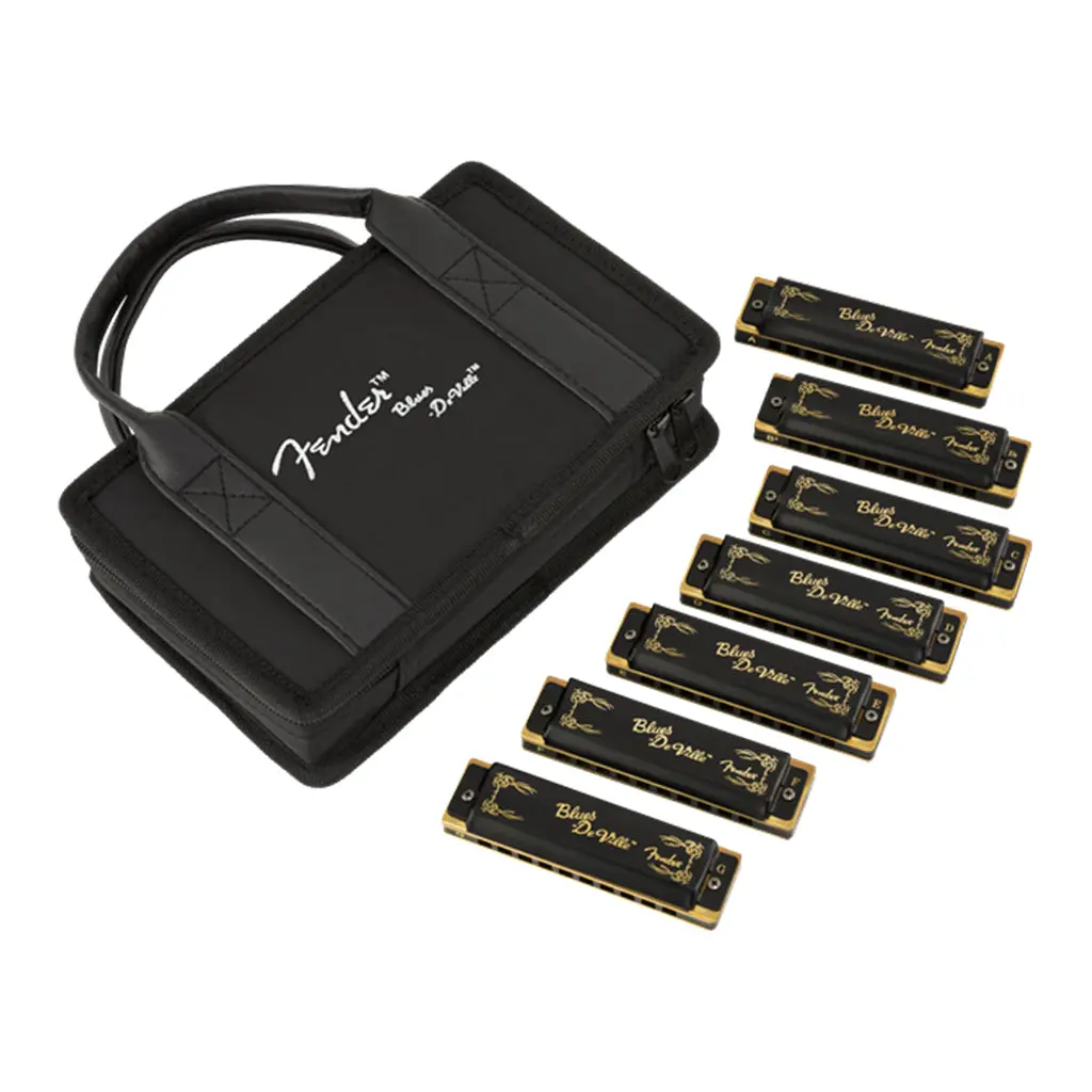 Fender Blues Deville Harmonica Pack Of 7 With Case 1