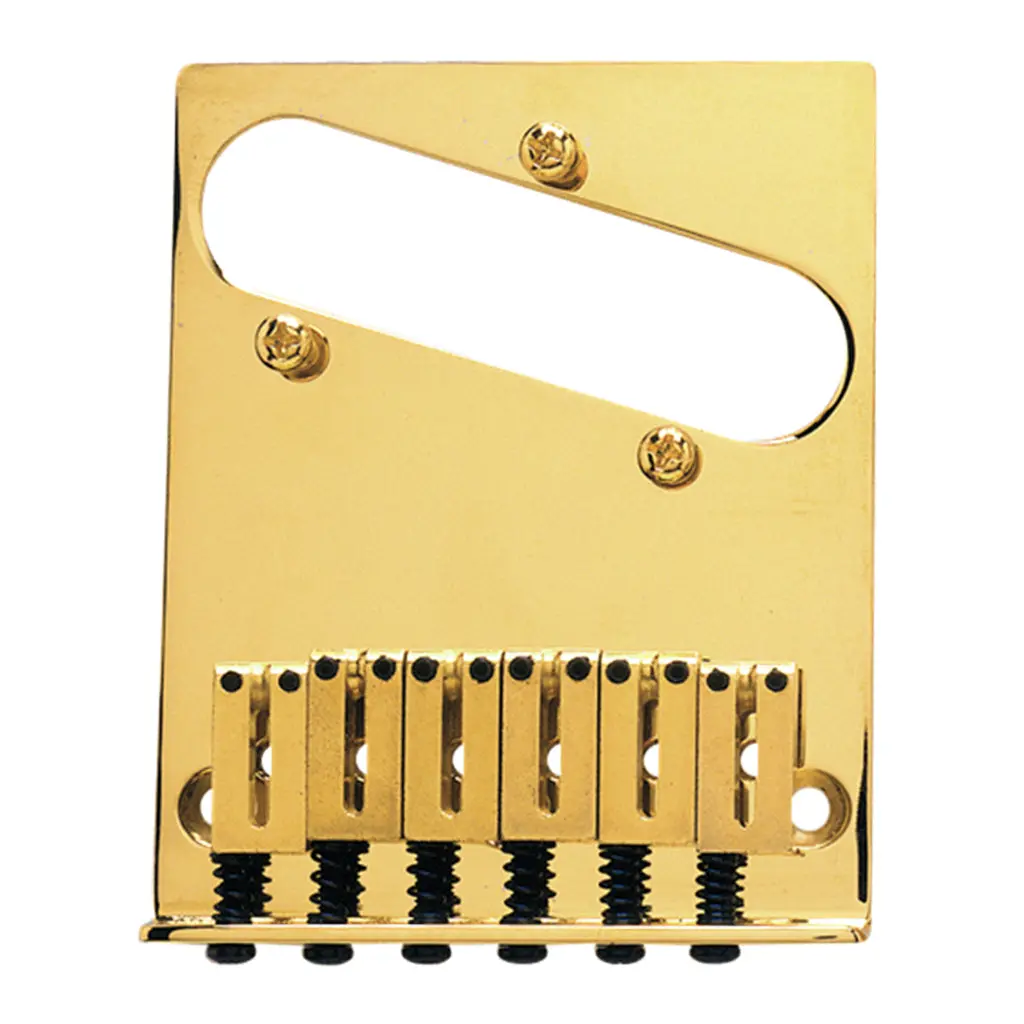 Fender 6 Saddle American Series Telecaster Bridge Assembly In Gold 1