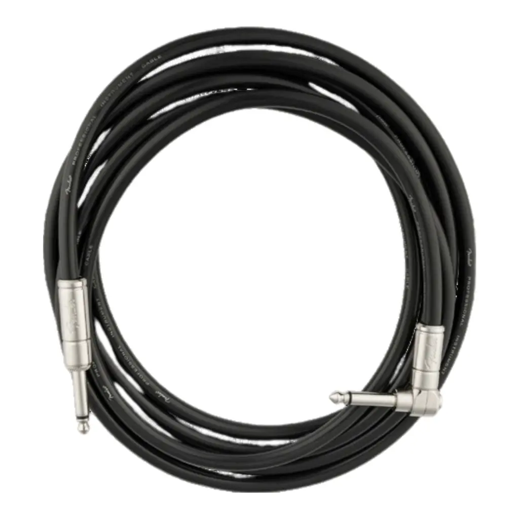 Fender Professional Series Kill Switch Cable Straight To Angle - 18.6 Feet 1