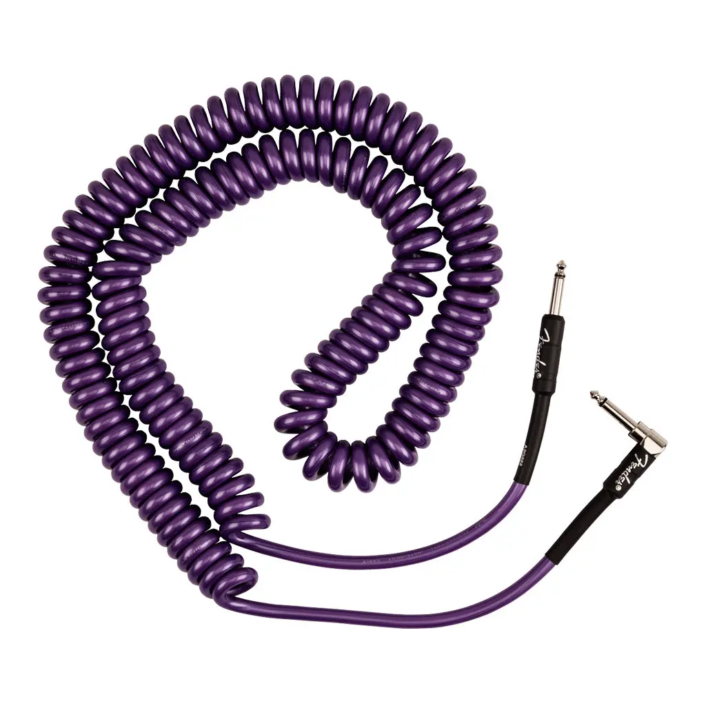 Fender J Mascis Coil Cable, 30', Purple 2