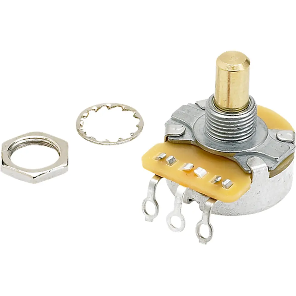Fender Pure Vintage 250K Solid Shaft Potentiometer With Mounting Hardware 1