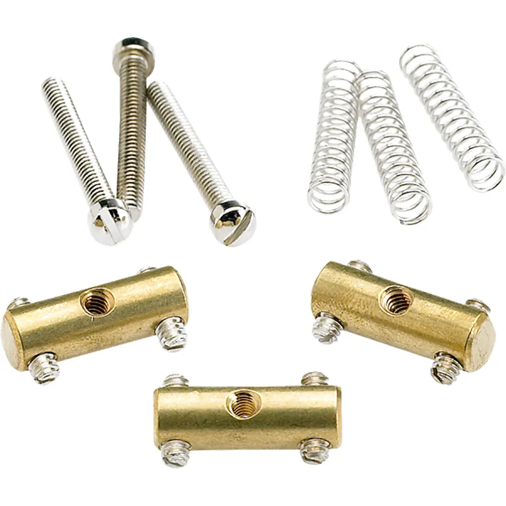 Fender - Pure Vintage '52 Telecaster® Saddle Kit, Brass (3) 1