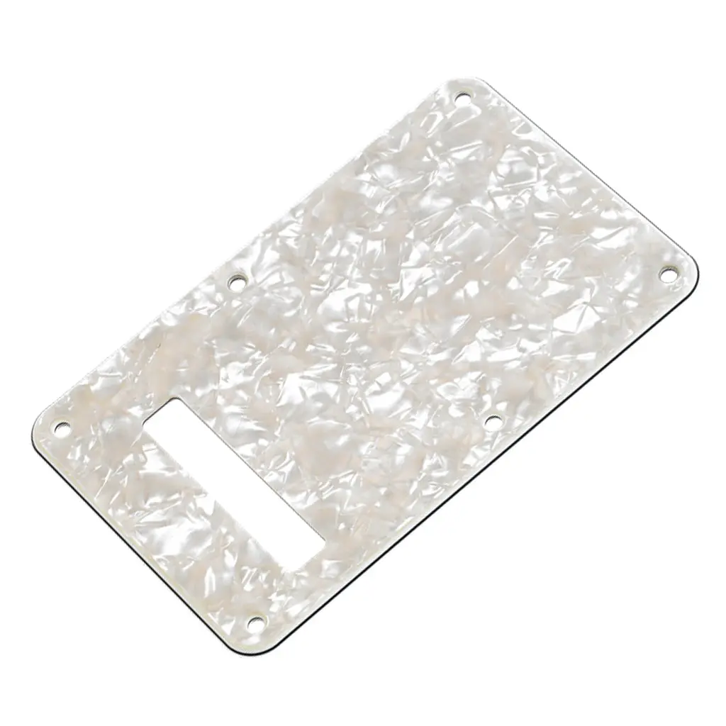 Fender - Backplate, Stratocaster®, Aged White Moto, 4-Ply 1