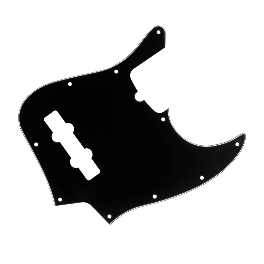 Fender - Pickguard, Jazz Bass®, 10-Hole Mount (With Truss Rod Notch), B/W/B, 3-Ply 1