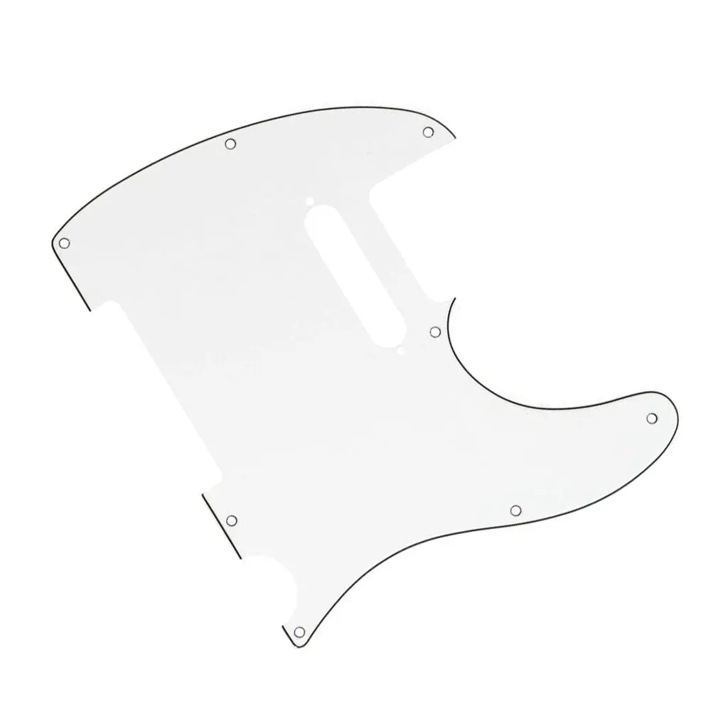 Fender - Pickguard, Telecaster®, 8-Hole Mount, White, 3-Ply 1