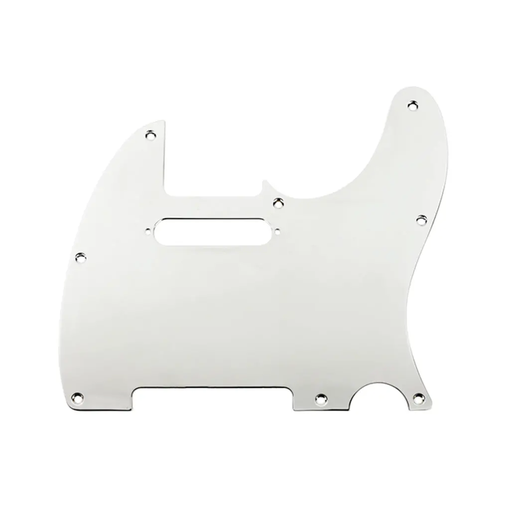 Fender Pickguard, Telecaster®, 8-Hole Mount, Chrome-Plated, 1-Ply 1