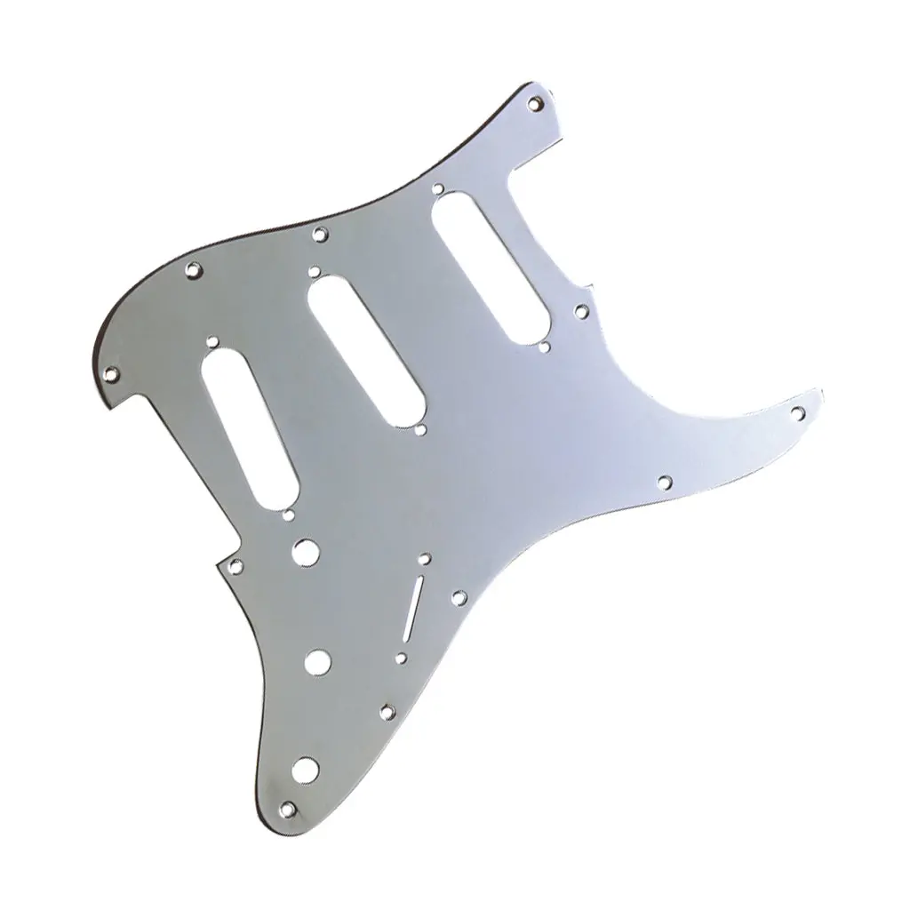 Fender - Pickguard, Stratocaster® S/S/S, 11-Hole Mount, Chrome-Plated, 1-Ply 1