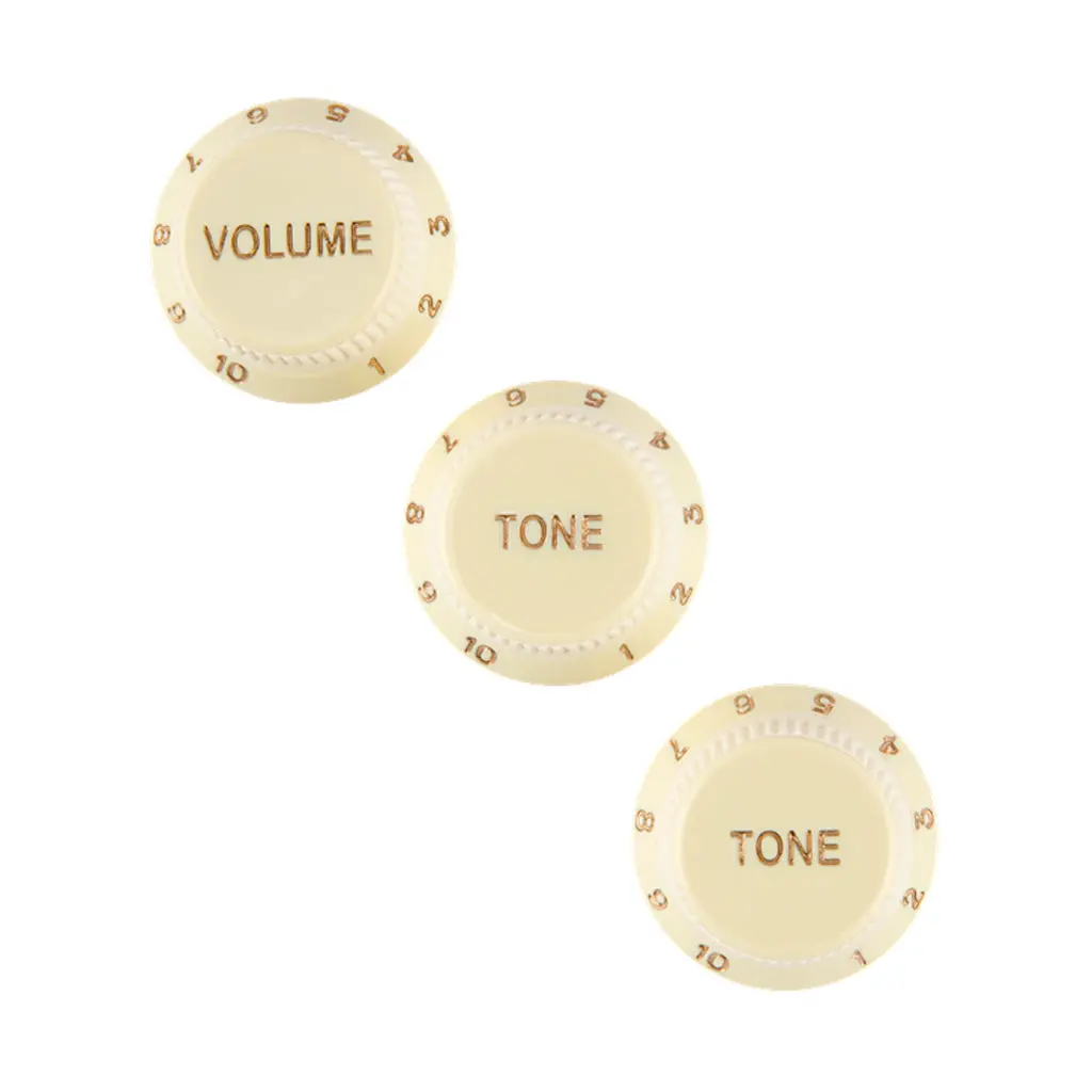 Fender Stratocaster Soft Touch Knobs Aged White 1