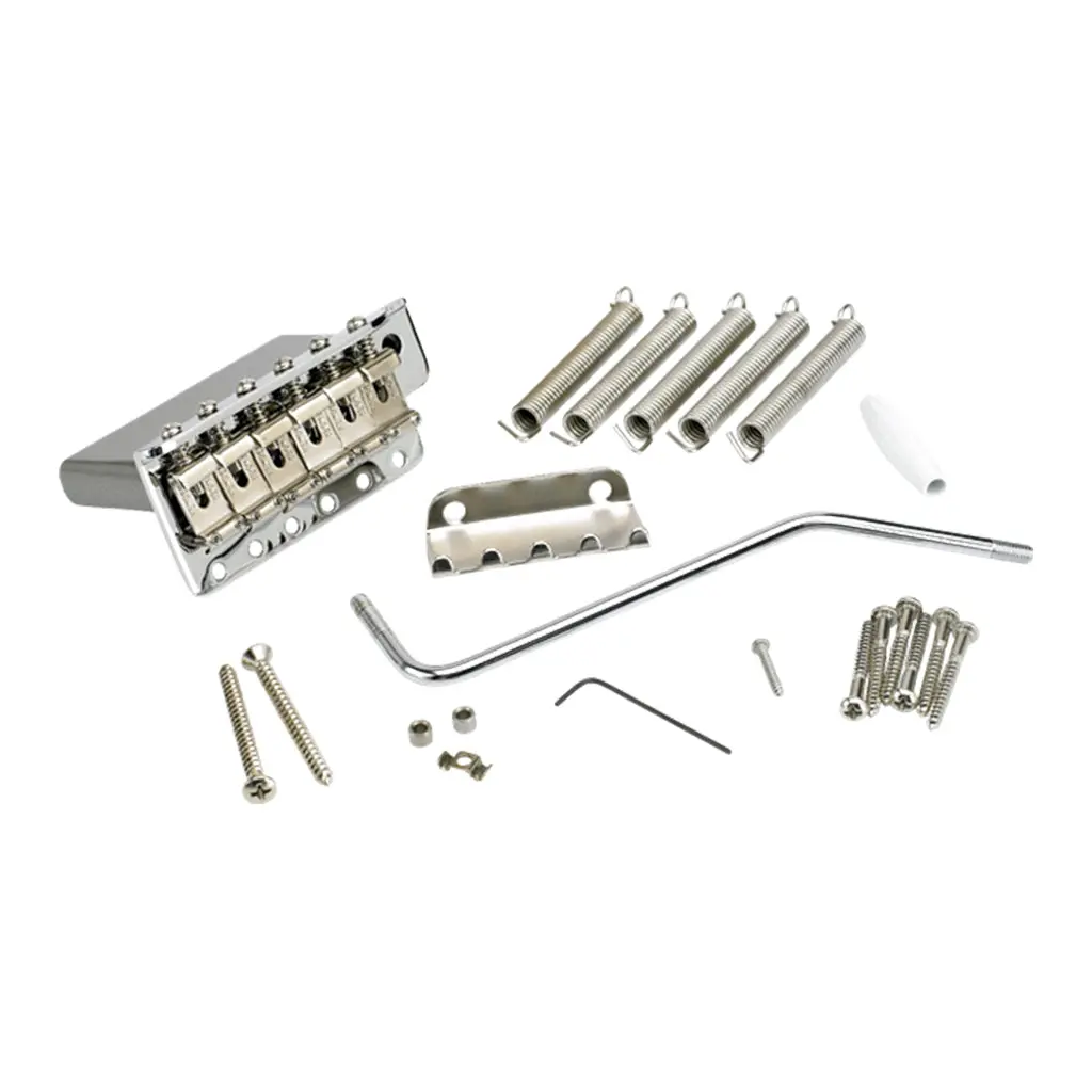 Fender 6 Saddle American Vintage Series Stratocaster Tremolo Assembly Left Handed In Chrome 1