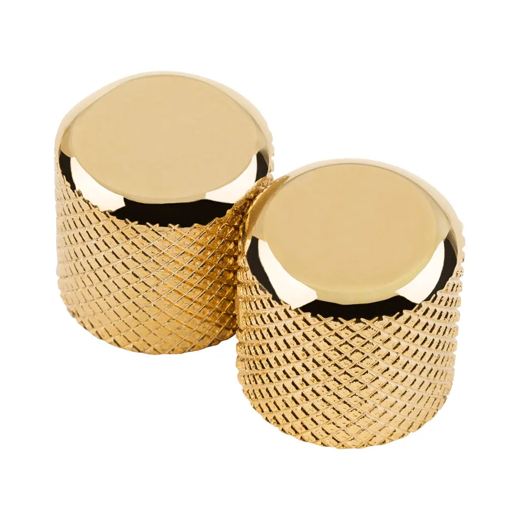 Fender Telecaster Precision Bass Dome Knobs 2 In Gold 1