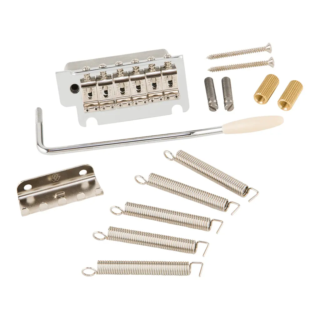 Fender Deluxe Series 2 Point Tremolo Assembly In Chrome 1