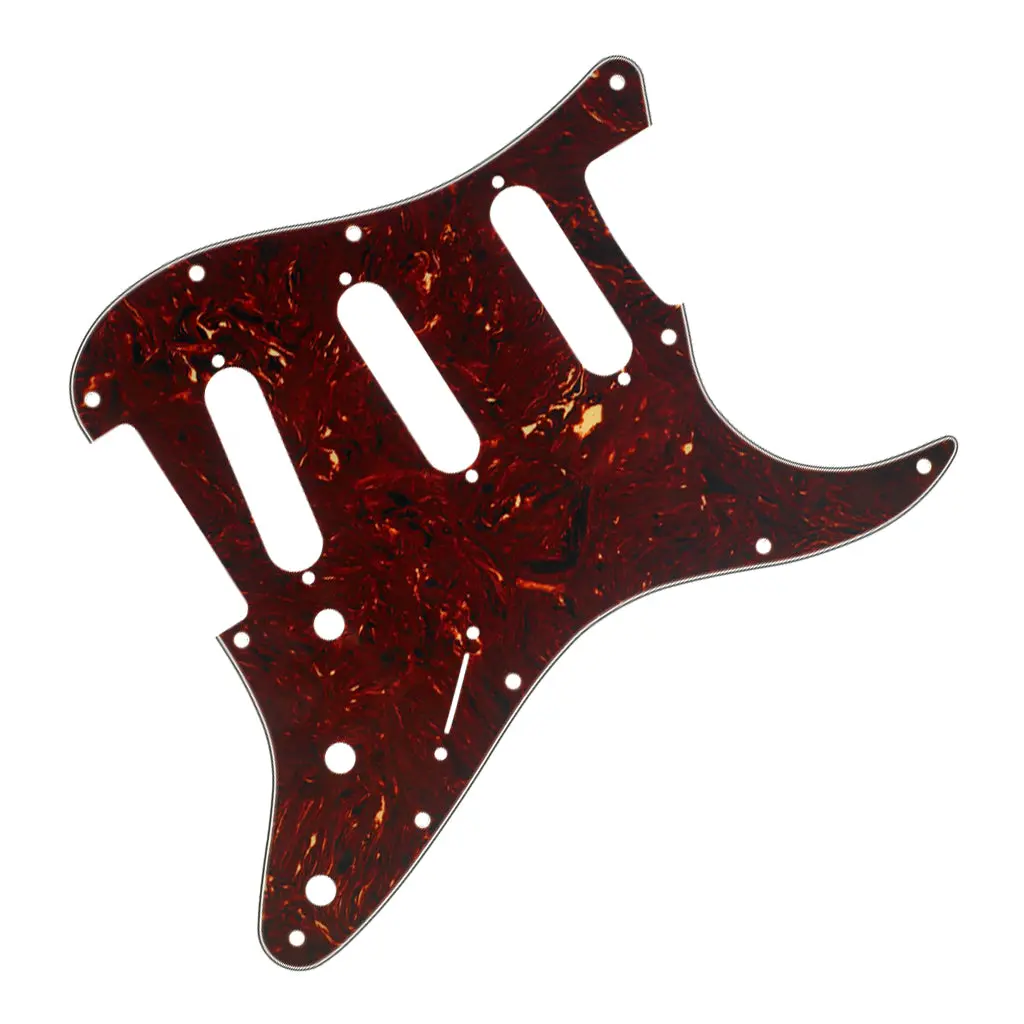 Fender Stratocaster Pickguard 11 Hole - 4 Ply - Tortoise Shell 1