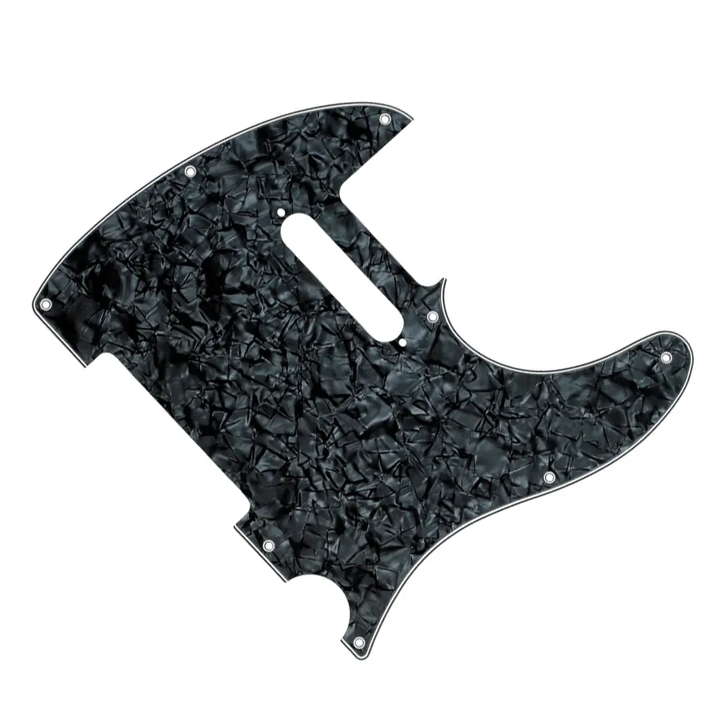 Fender - Pickguard, Telecaster®, 8-Hole Mount, Black Pearl, 4-Ply 1