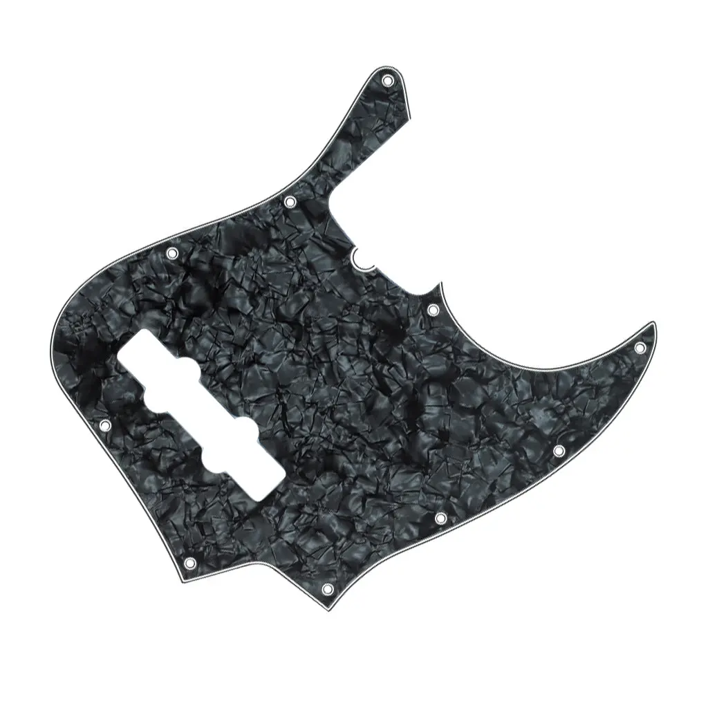 Fender - Pickguard, Jazz Bass®, 10-Hole Mount, Black Pearl, 4-Ply 1