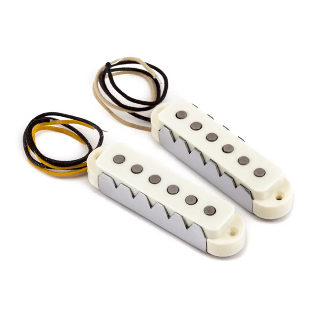 Fender - Pure Vintage '65 Jaguar® Pickup Set, Vintage White, (2) 1