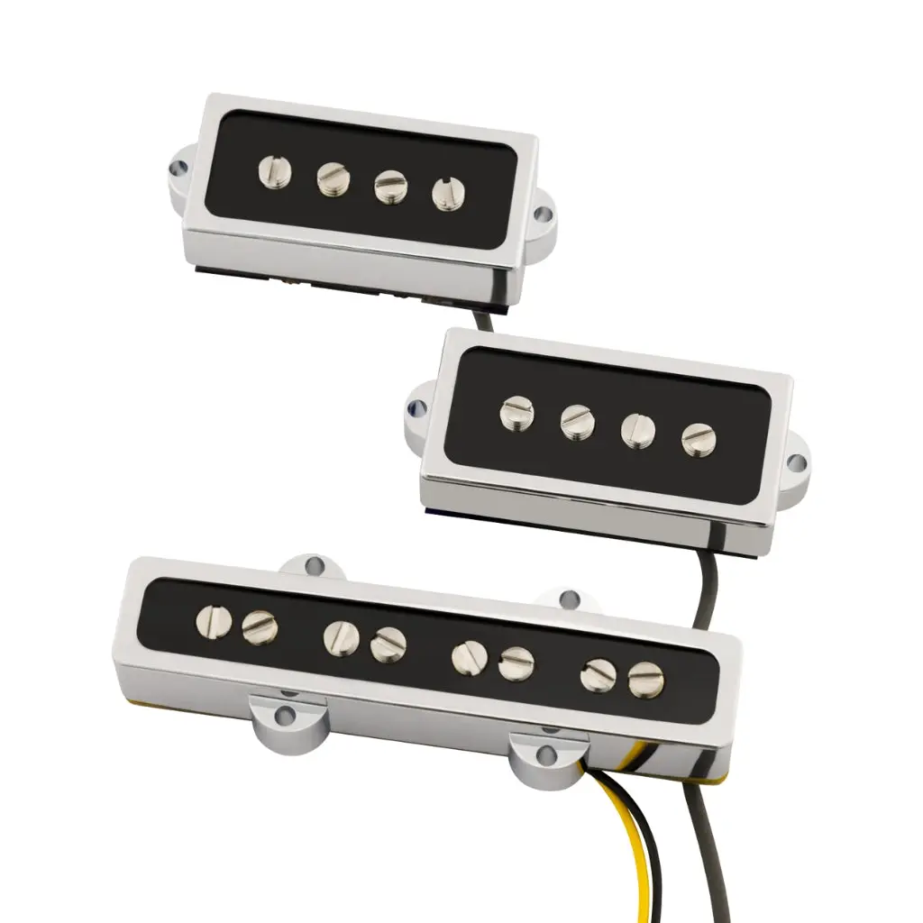 Fender Cobalt Chrome Pj Bass Pickup Set 1