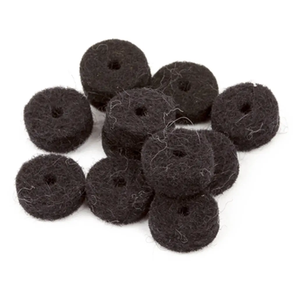 Fender 12 Black Strap Button Felt Washers 1
