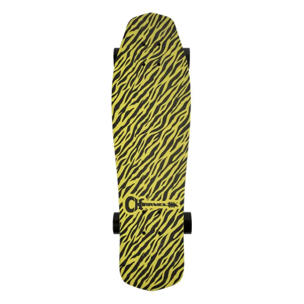 Charvel - Yellow Bengal Skateboard By Aluminati 1
