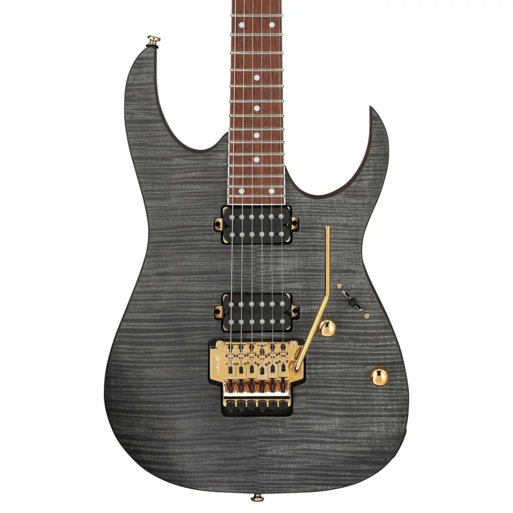 Ibanez Rg Rgr420fmsp Electric Guitar - Transparent Gray Flat 1