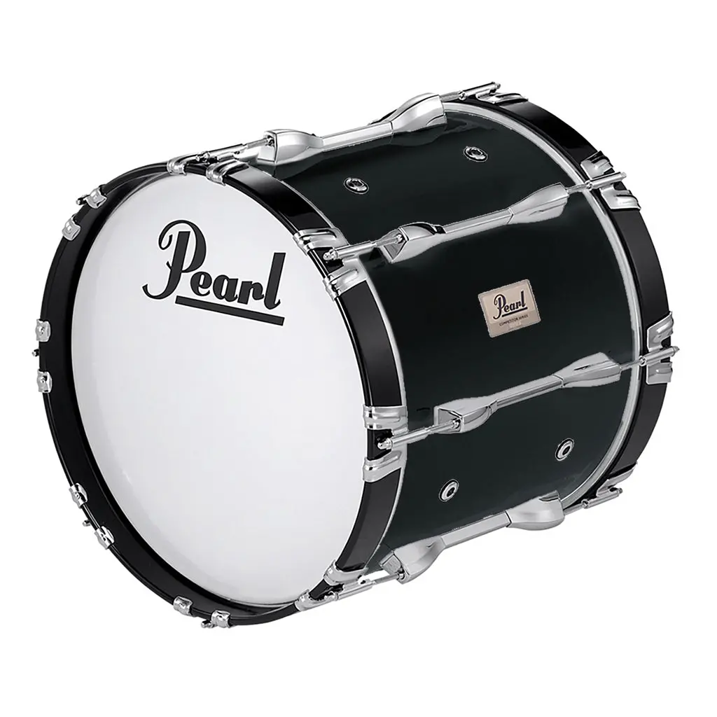 Pearl Competitor Marching Bass Drum 16 X 14 - Midnight Black 1