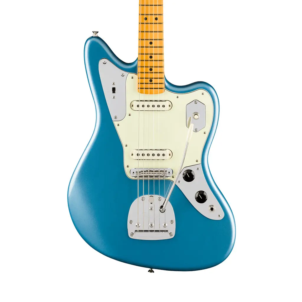 Fender American Professional Classic Jaguar - Faded Lake Placid Blue, Maple Fingerboard 1