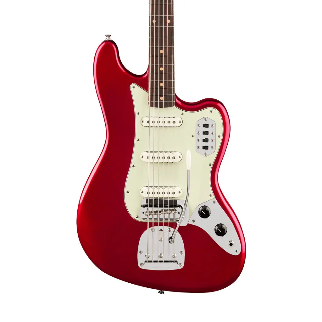 Fender Vintera Iii Early 60S Bass Vi Rosewood 6-String Bass Guitar - Candy Apple Red 1
