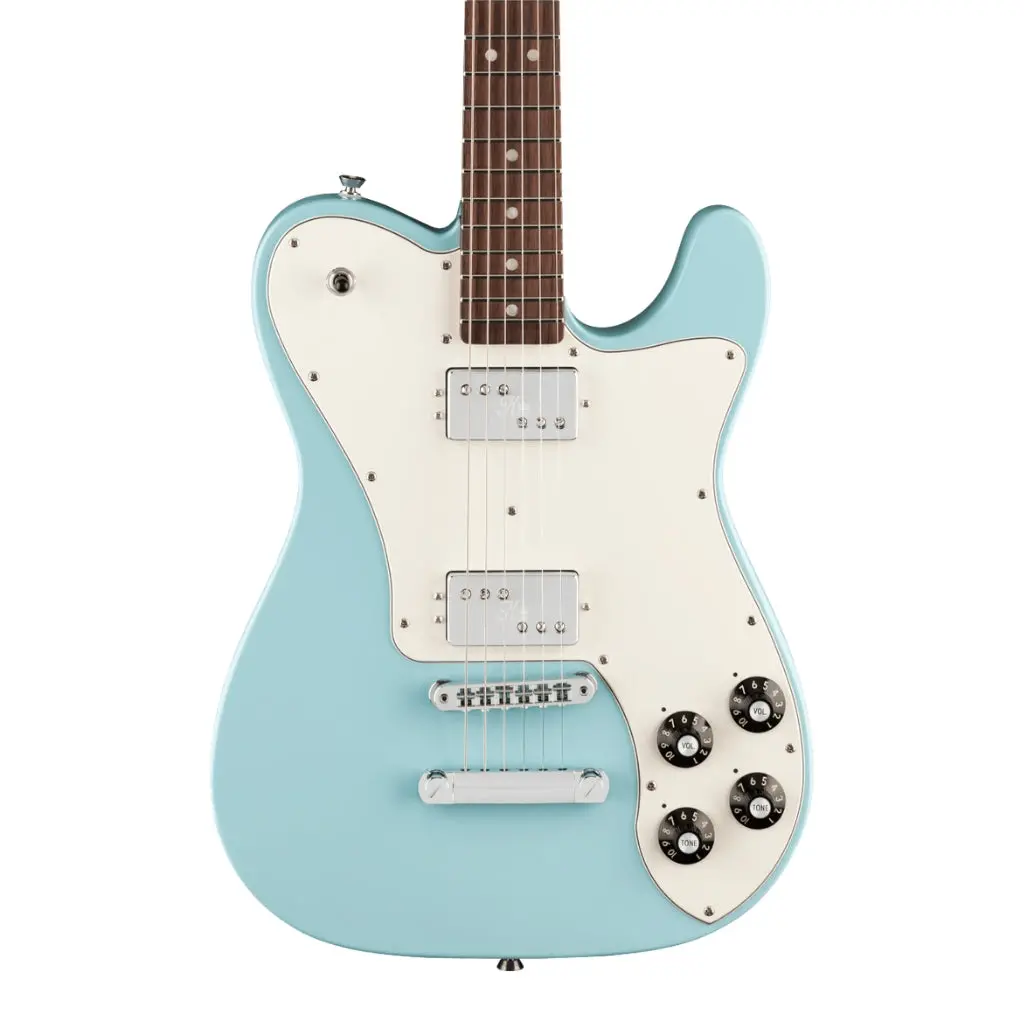 Fender Kingfish Delta Day Telecaster Deluxe Electric Guitar - Daphne Blue 1