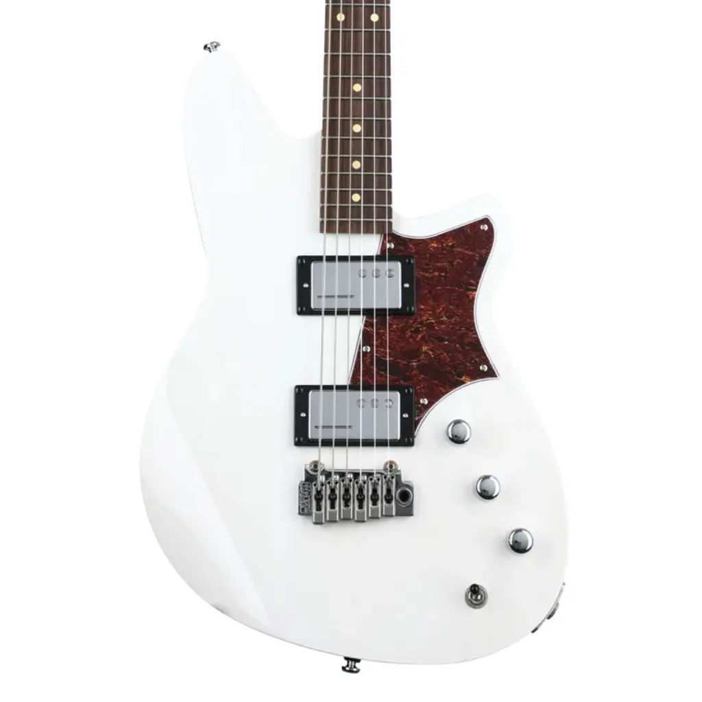 Reverend Descent W Baritone With Wilkinson Tremolo Electric Guitar - Transparent White 1