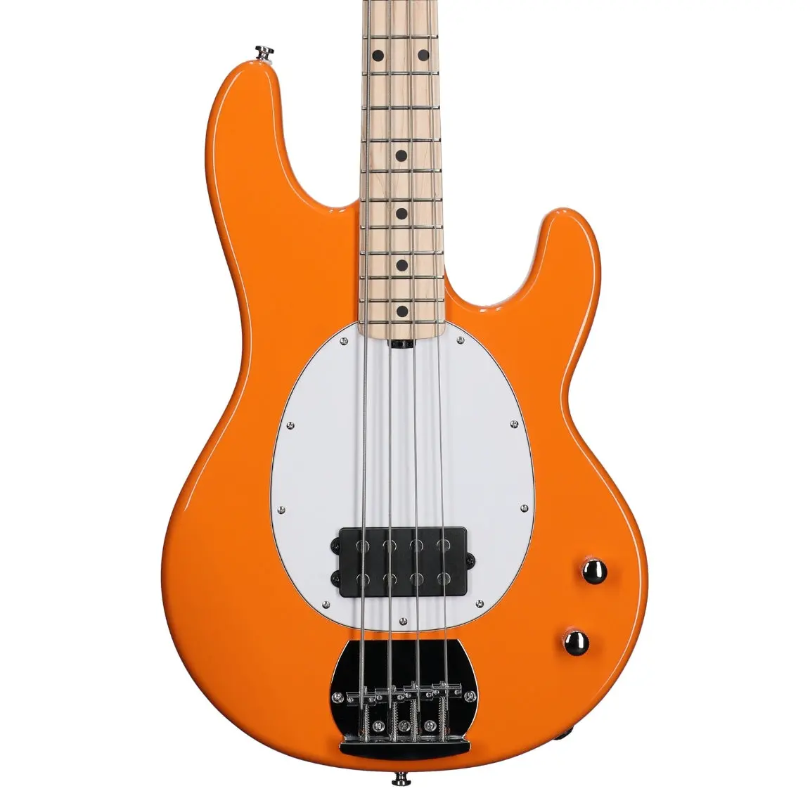 Sterling By Music Man Intro Series Stingray Bass Guitar - Sunrise Orange 1