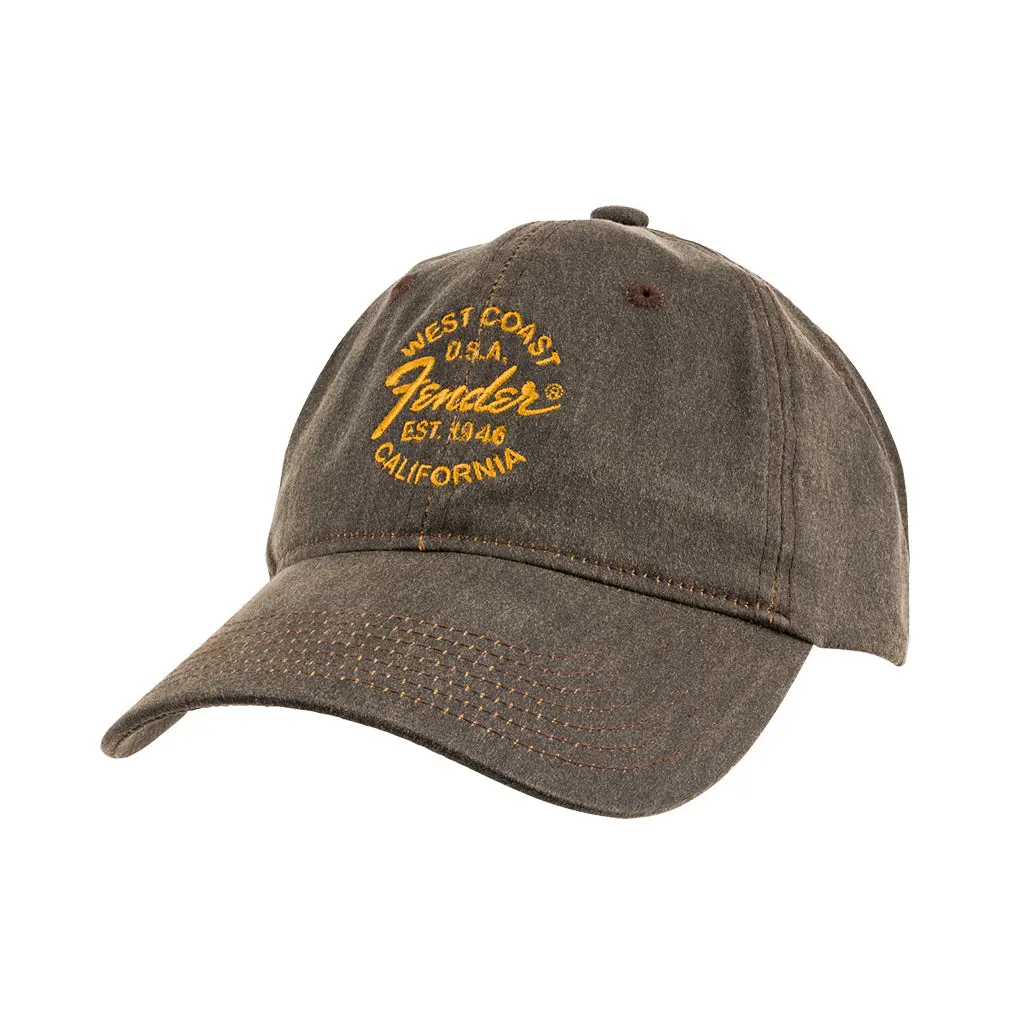 Fender West Coast One Size Dad Hat - Oil 1