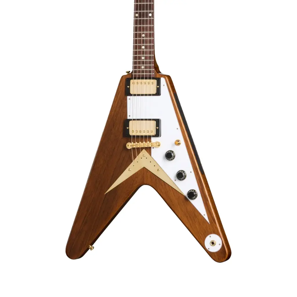 Gibson Custom 1958 Mahogany Flying V Reissue - Antique Natural 1