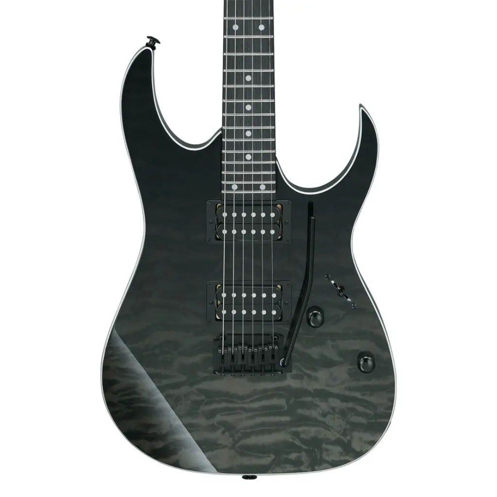Ibanez Grg120qasp Electric Guitar - Black Gradation 1