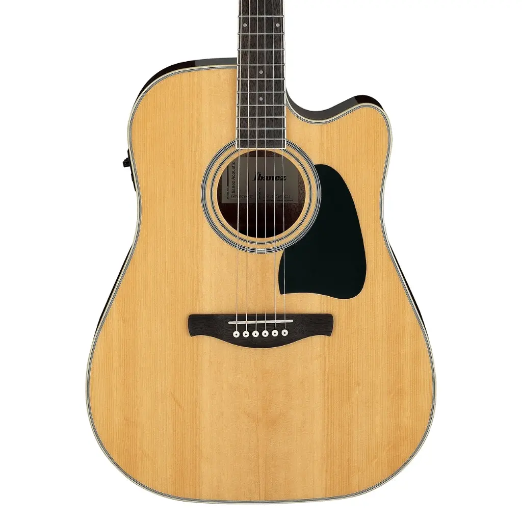 Ibanez Aw70ece Artwood Solid Acoustic/Electric Guitar - Natural High Gloss 1