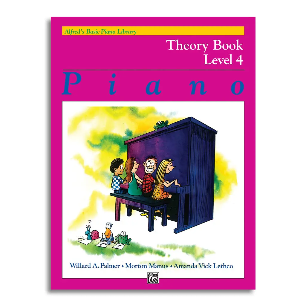 Alfred's Basic Piano Library Theory Book Level 4 1