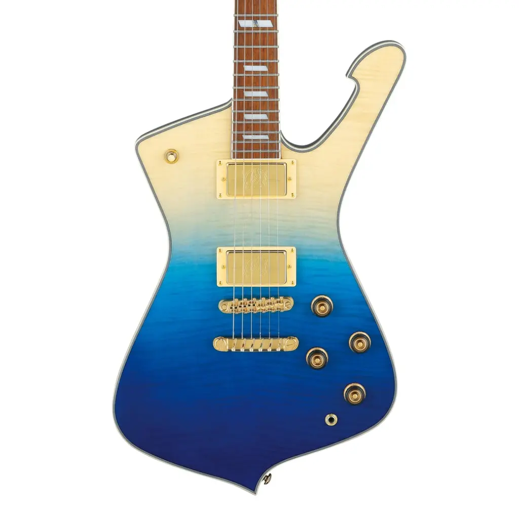 Ibanez Ic420fm Electric Guitar - Transparent Blue Gradation 1