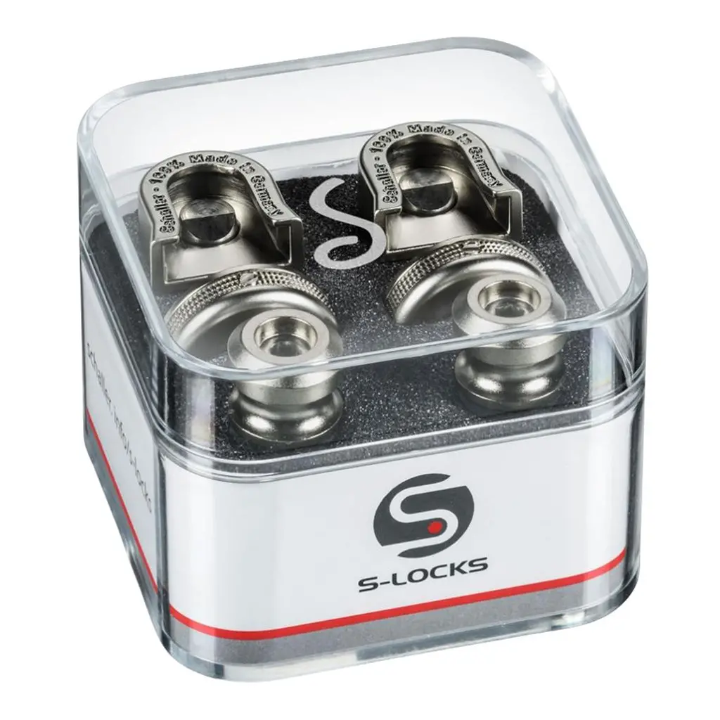 Schaller S-Lock Strap Locks Satin Pearl 1