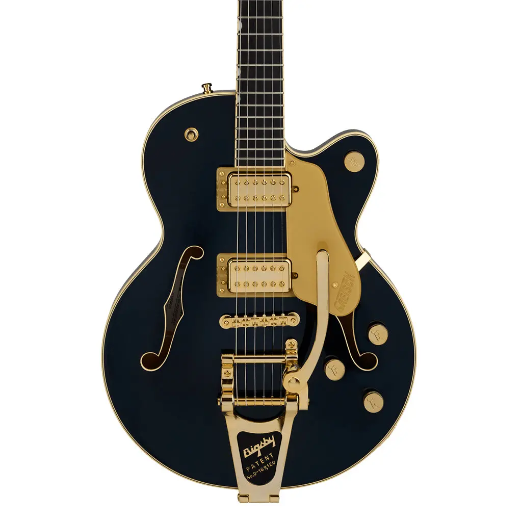 Gretsch Broadkaster Jr Lx Center Block With String Thru Bigsby Ebony Fingerboard Midnight Sapphire 1