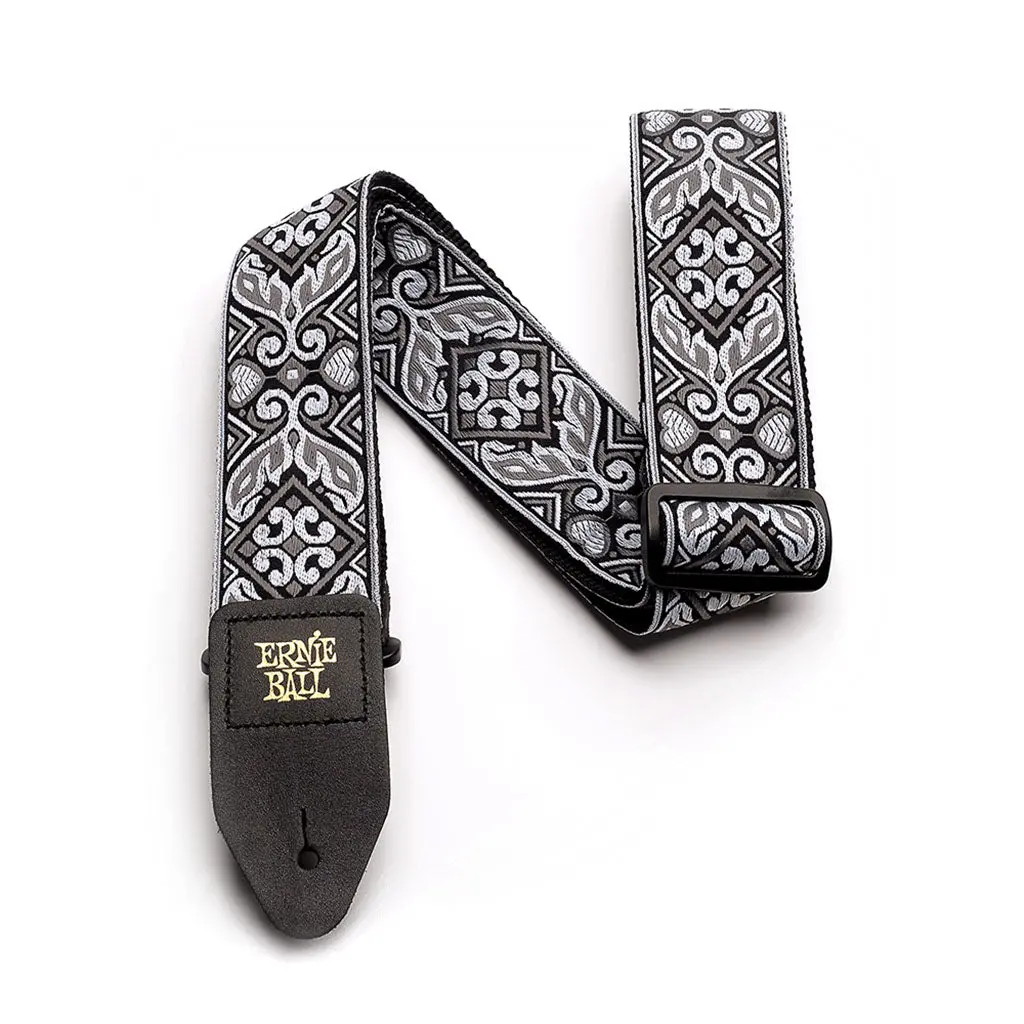 Ernie Ball Jacquard Guitar Strap - Tribal Silver 1